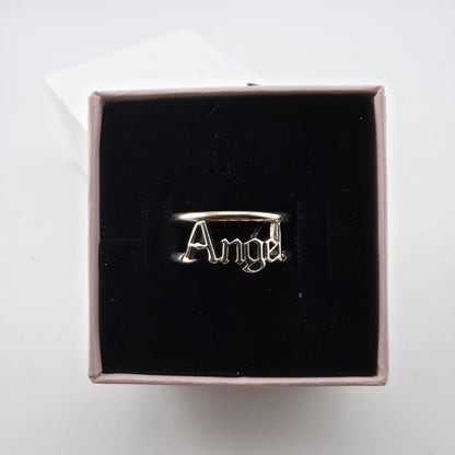 Pandora ME Angel Open Ring Sterling Silver Retired Discontinued Design Sz 5