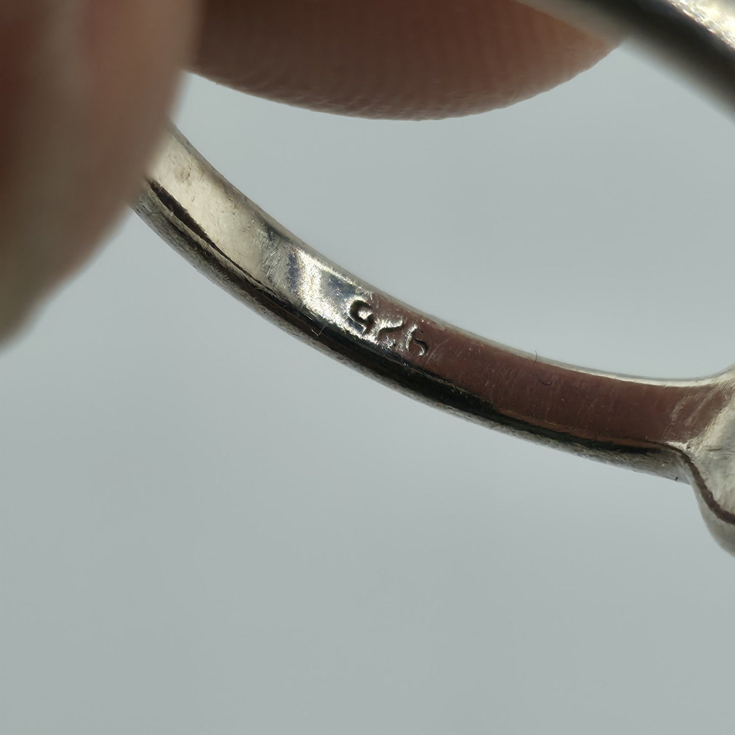 Sterling Silver Cross Ring Size 8.75 925 Dainty Minimalist Religious Band