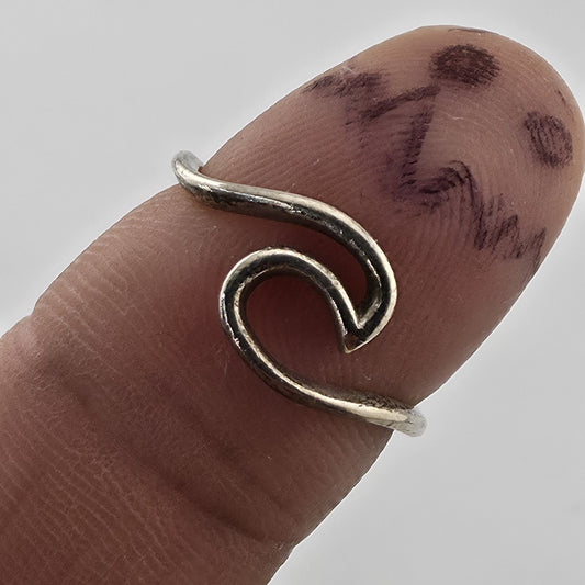 vintage Sterling Silver ring wave from 305gems.com