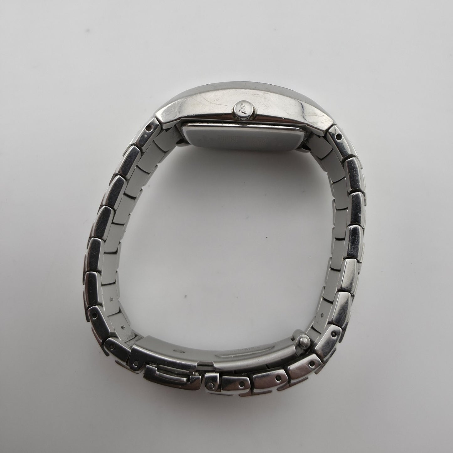 Fila Women’s Silver Tone Blue Dial Watch Stainless Steel New Battery Size 5.5
