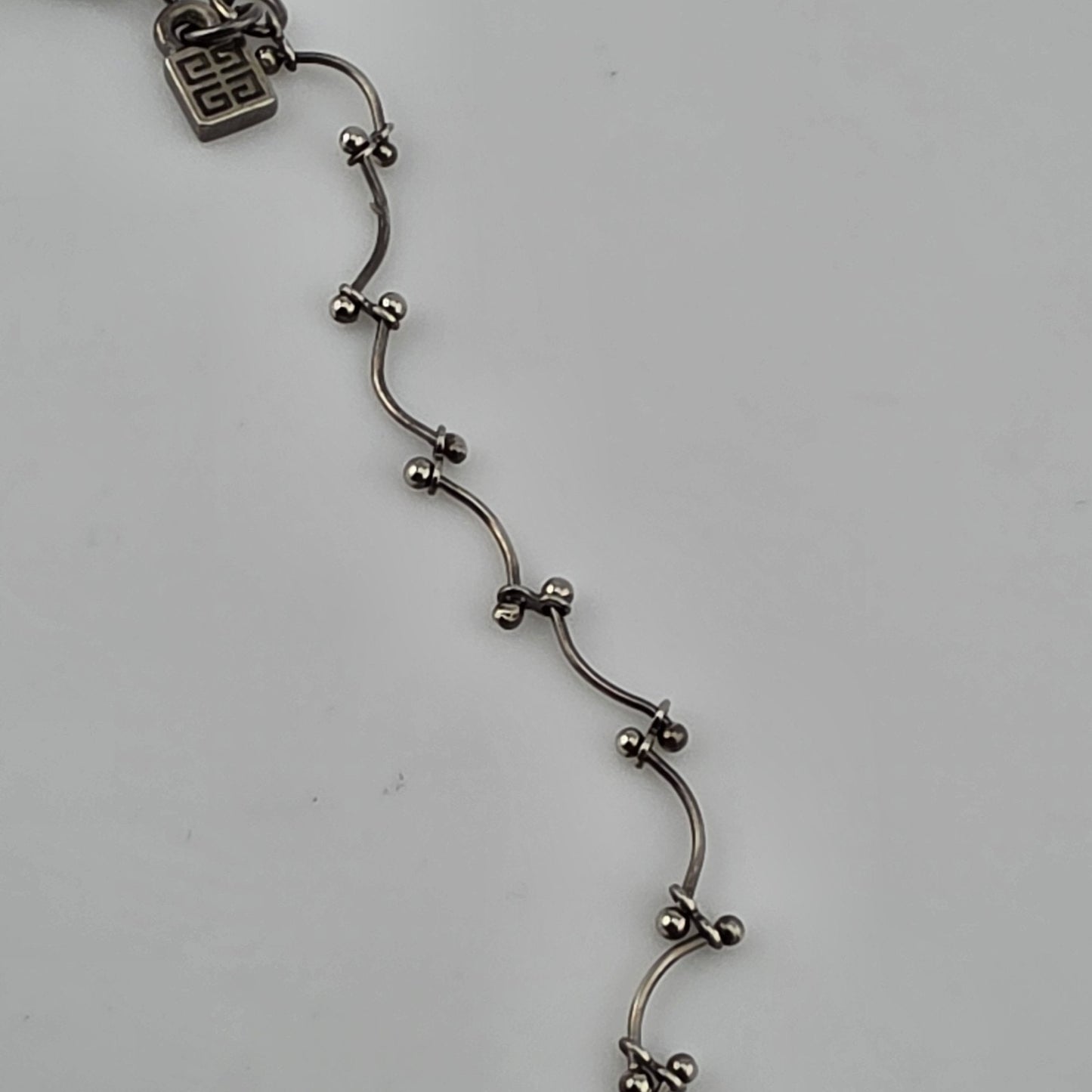 Givenchy Satellite Chain Necklace Vintage Designer Dainty 16inch