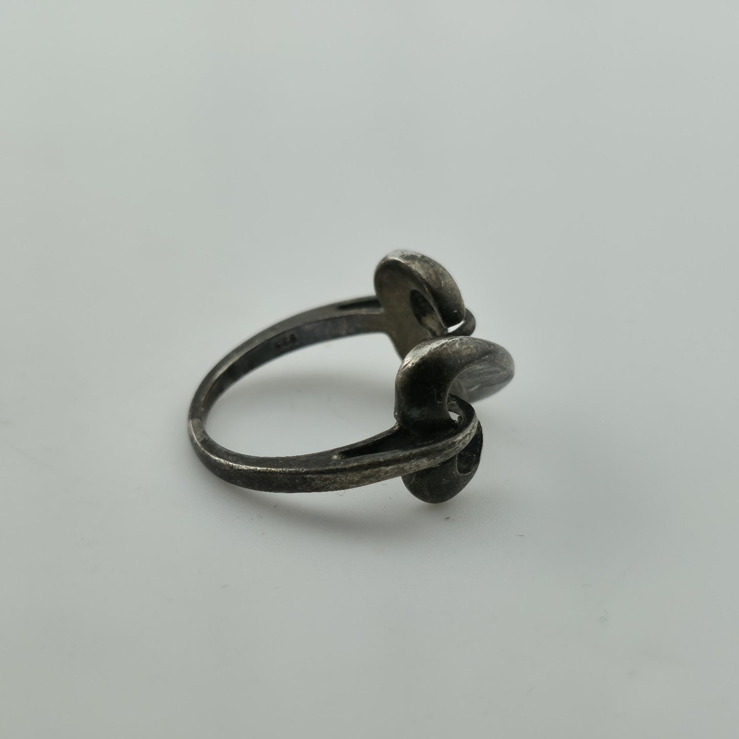Kay Jewelers Jane Seymour Open Heart Sterling Silver 925 Ring Patina Size 6