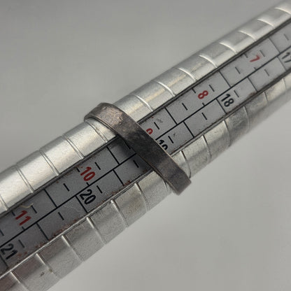 STERLING SILVER Ring ABALONE BYPASS Size 8 - 11 SIGNED APS VINTAGE MEXICAN