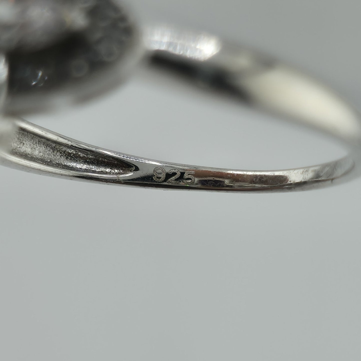 Sterling Silver 925 Ametrine Ring Size 9.25 Cushion Cut Purple Yellow Stone