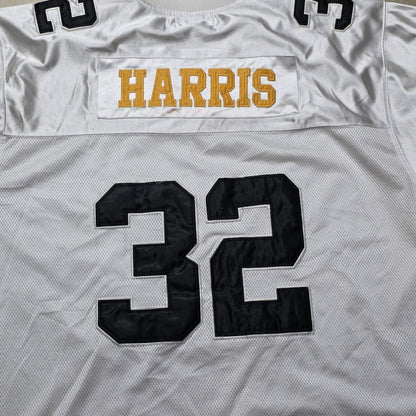Mitchell & Ness Throwbacks Sewn Stitched Franco Harris #32 White Jersey size 58