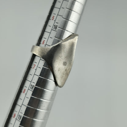 Ring Sterling Silver MCM MODERN contemporary Artisan Organic Minimalist Size 6.2