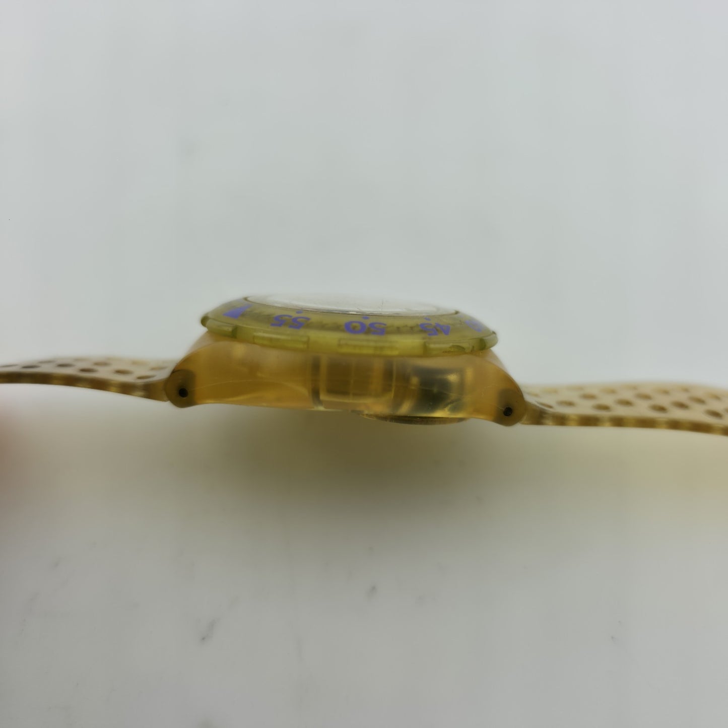 Swatch Jelly Bubbles SDK104 1991 Scuba 200 Collection RARE Upside Down Movement