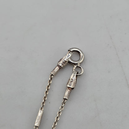 925 Sterling Silver Clover Charm Irish Shamrock Charm Jewelry 20in Chain