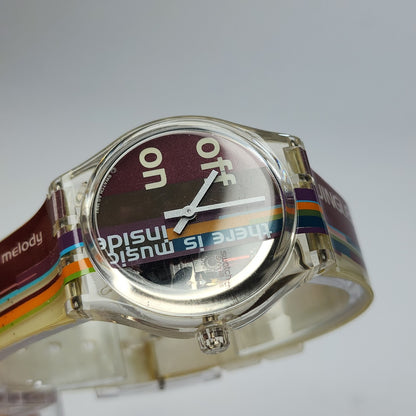 Swatch Watch Musicall Jingle Me Watch SLK118 by Candy Dulfer 1997 Vintage