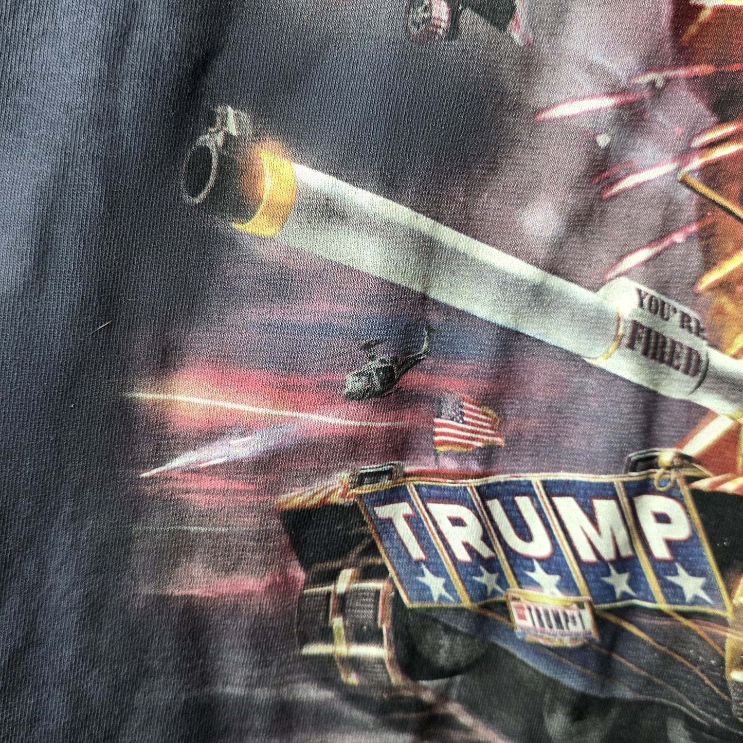 Donald trump The Mountain Shirt Mens XL Black Big Print 2016 USA 47 president