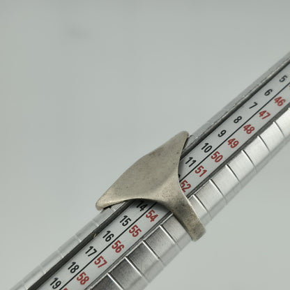 Ring Sterling Silver MCM MODERN contemporary Artisan Organic Minimalist Size 6.2