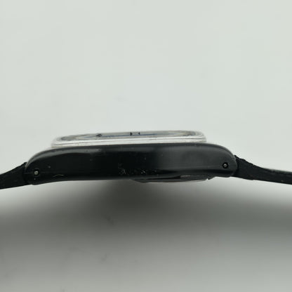 Swatch Watch Mirror Dial Gent Unisex Black Vintage 1995 Working New Battery