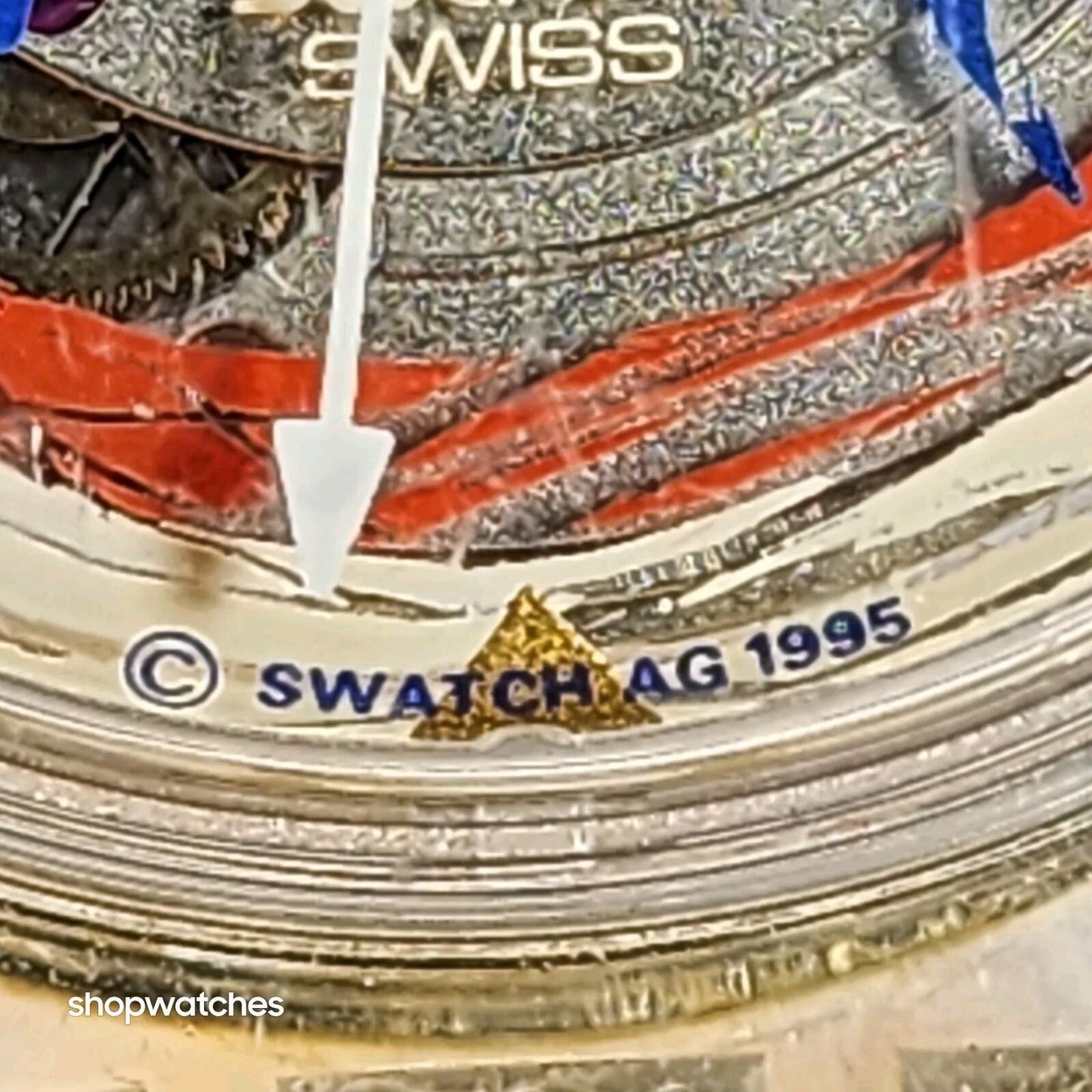 Swatch Vintage Rare Aniak Sak123 Automatic Swiss movement  23 Jewels EUC