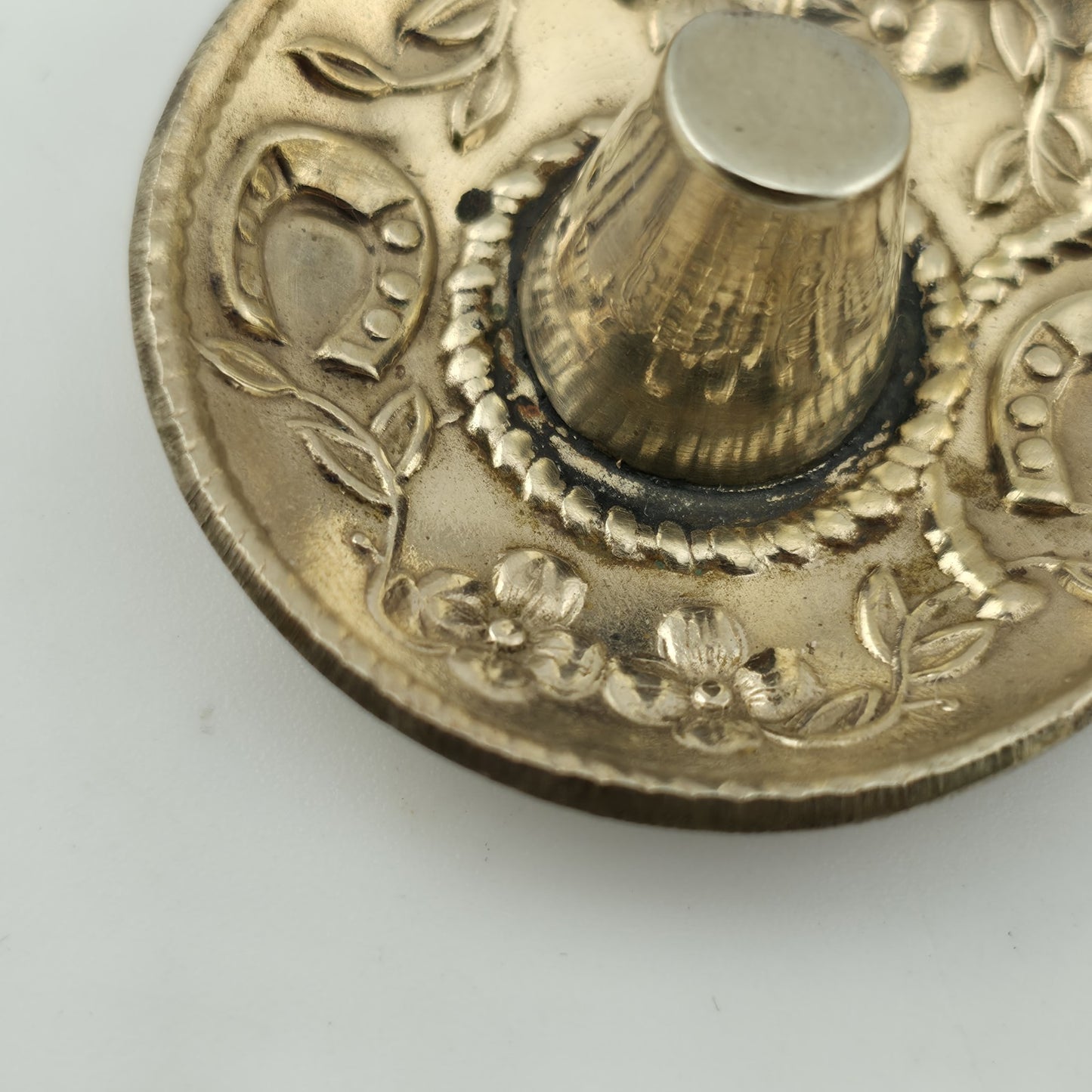 Mexico Silver Sombrero Hat Dangle Earrings Southwestern  Vintage