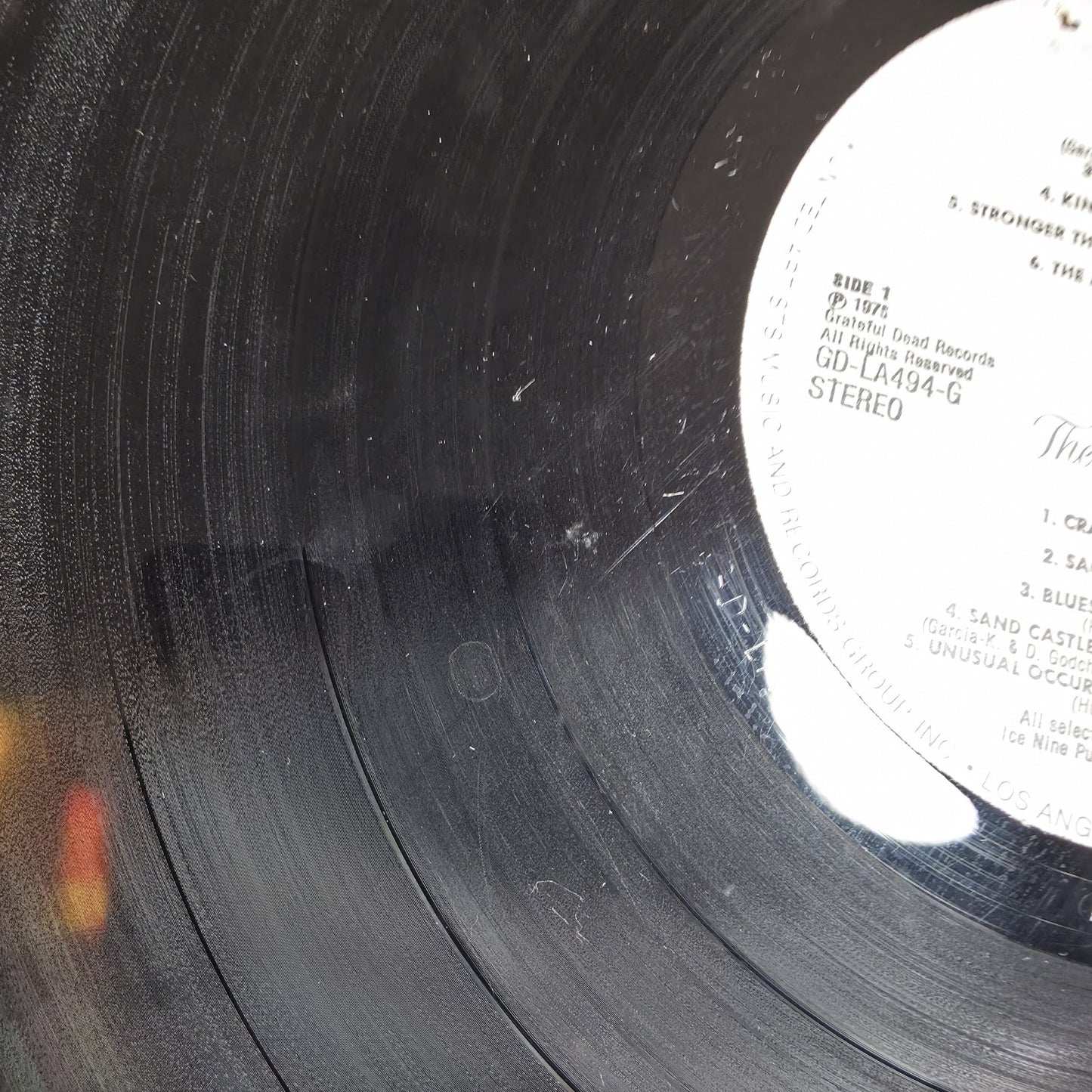 Grateful Dead Blues for Allah LP Vinyl 1975 Jerry Garcia Vintage