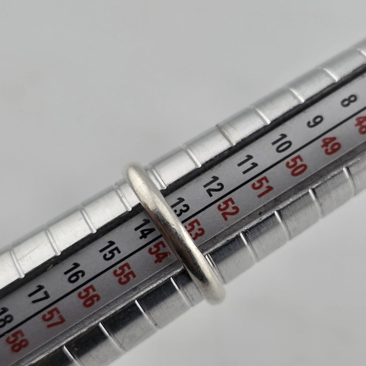 925 Sterling Silver Plain Band Ring Men Women Unisex Wedding Promise Minimal 6.5