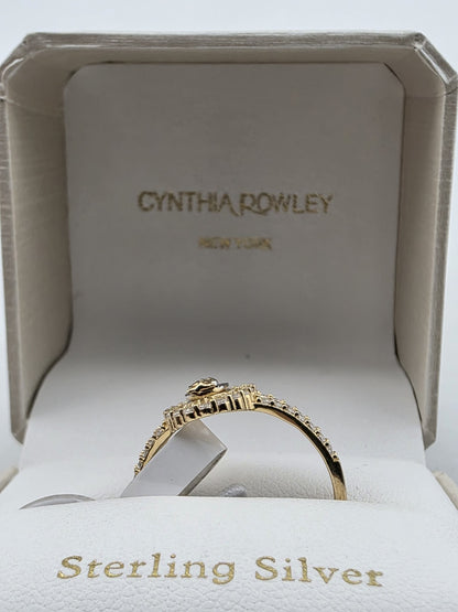 Cynthia Rowley Sterling Silver 925 Madonna Ring 8 Catholic Christian Oval Sm New