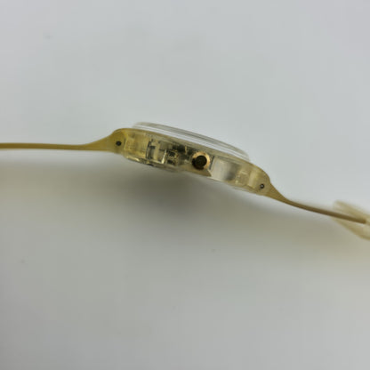 Swatch Watch Special Edition Cheesy Toast GK304 Swiss Cheese New Battery Vintage