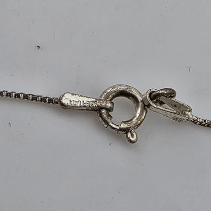I Love You To The Moon and Back Necklace 925 Sterling Silver Heart Swirl Patina