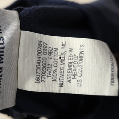 Vintage Lee Sport New York Knicks Shirt Mens Medium Black Blue Embroidered NBA