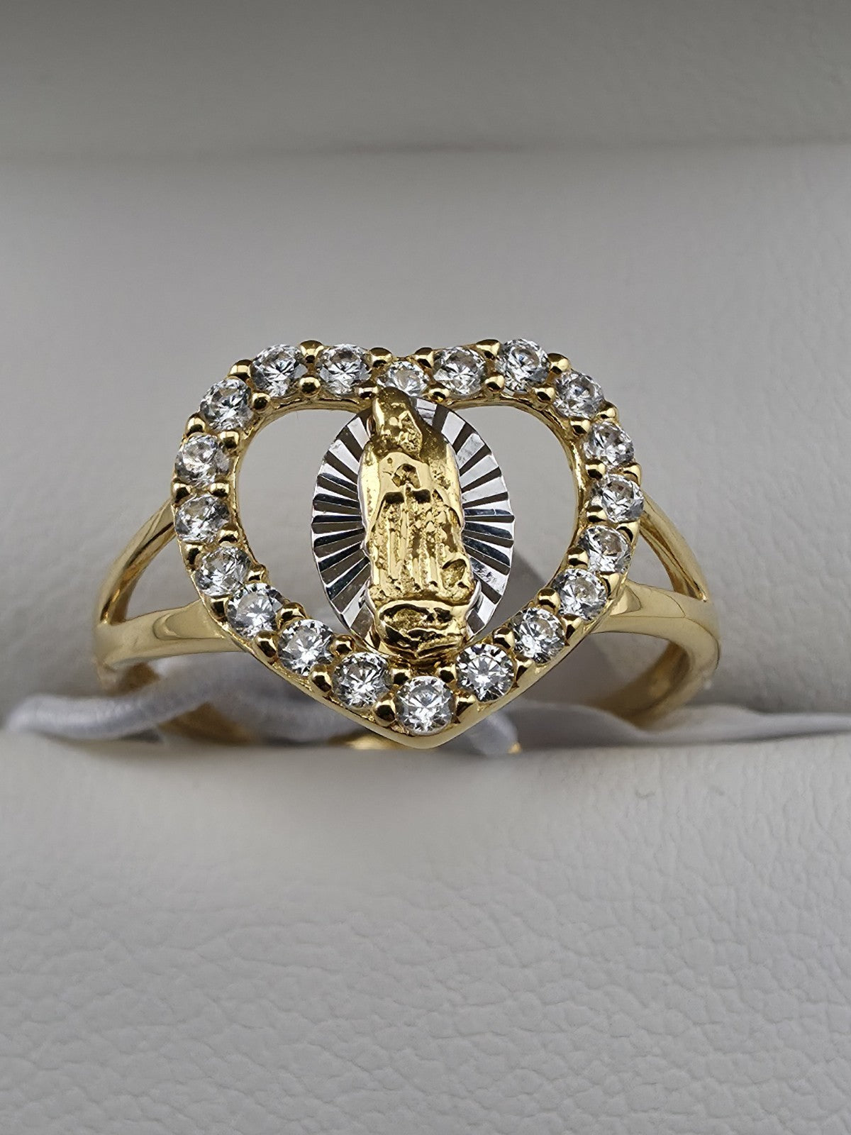 Cynthia Rowley Sterling Silver 925 Madonna Ring 6 Catholic Christian Jewelry New