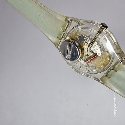 Swatch Watch CIGAR GK250 Vintage 1996 Limited Edition with Metal Tube Set EUC