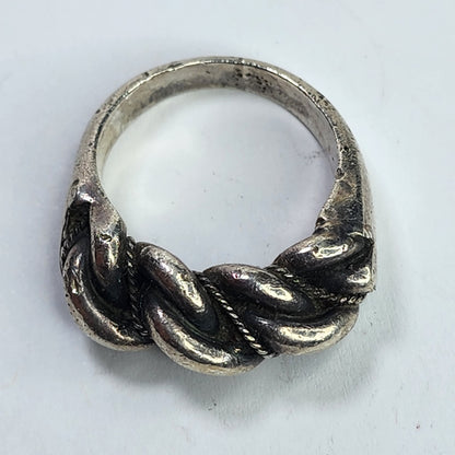 Namejs gredzens ring 925 Sterling Silver oxidized braided Latvian Jewelry Size 9