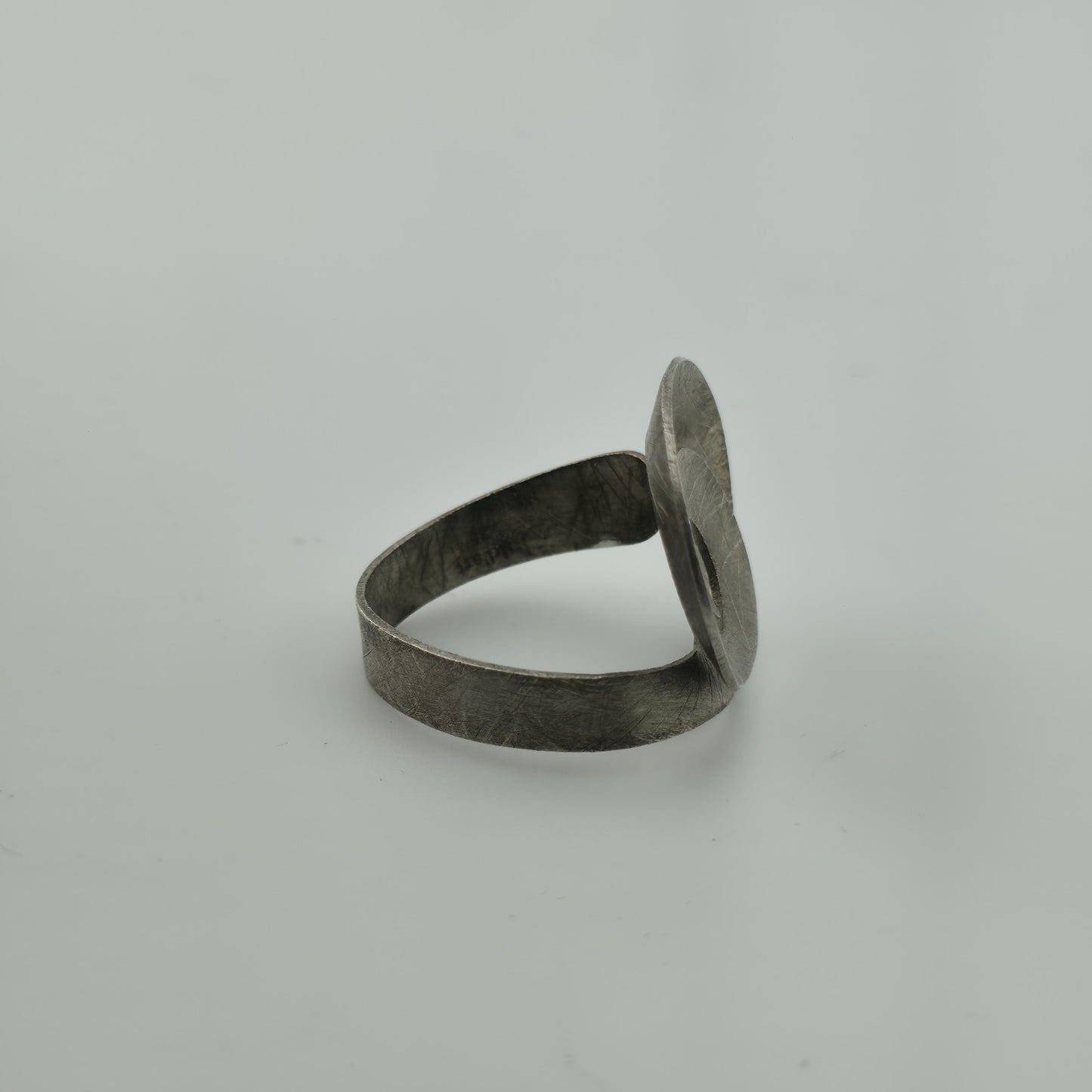 Joid'art Ring contemporary Artisan Spiral 925 Sterling Silver Adjustable