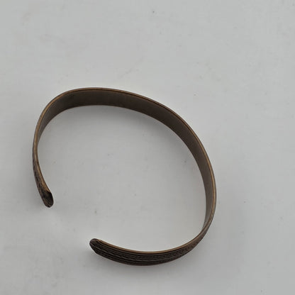 Vintage Copper and Brass Bangle Cuff Bracelet Boho Chic Jewelry