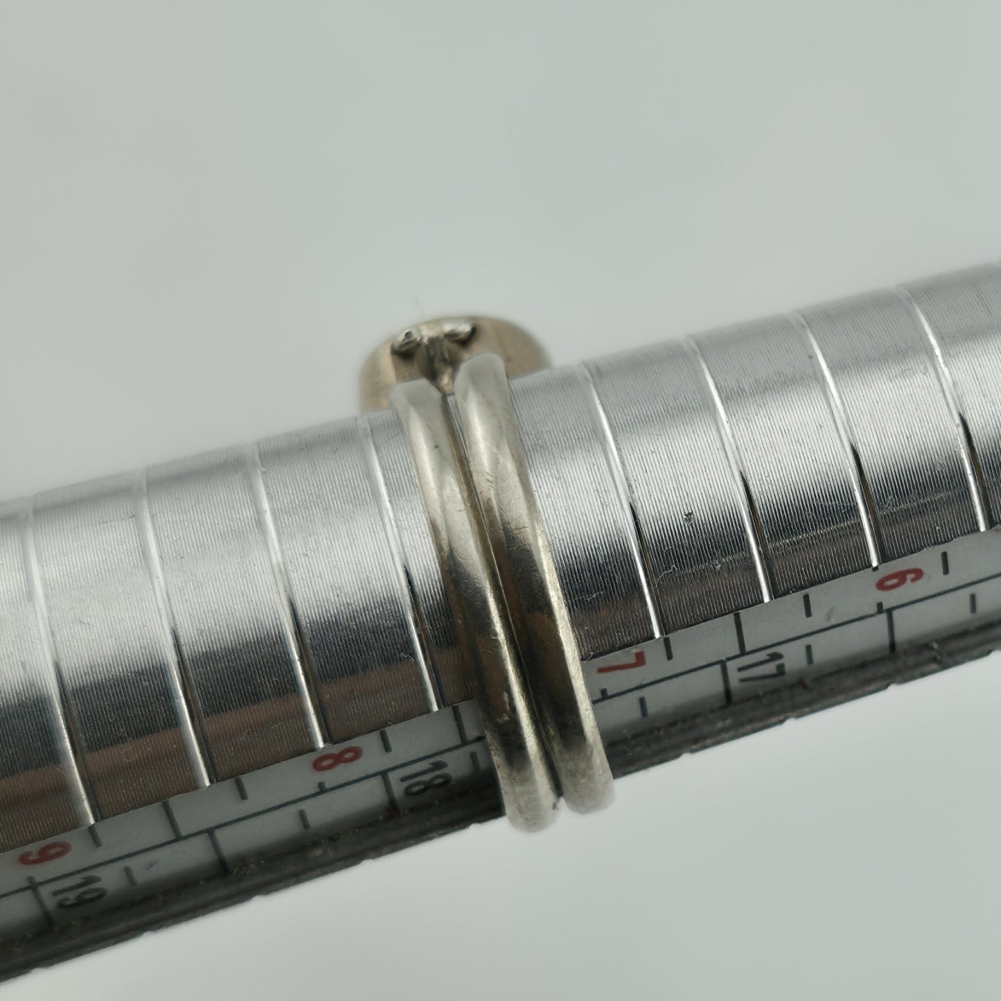 sterling Silver Ring two in one Golden Honey Amber Sky Blue Larimar size 7.5