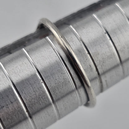 925 Sterling Silver Ring Tiny Feather Dainty Boho Minimalist Jewelry Size 5.75