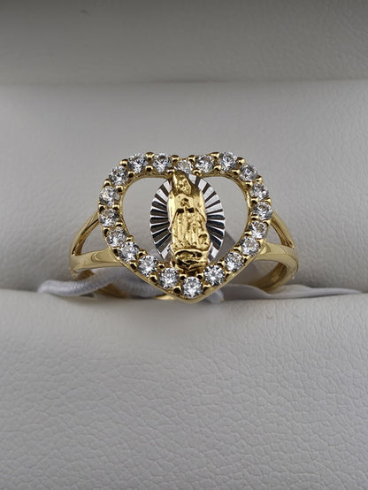 Cynthia Rowley Sterling Silver 925 Madonna Ring 7 Catholic Christian Jewelry New