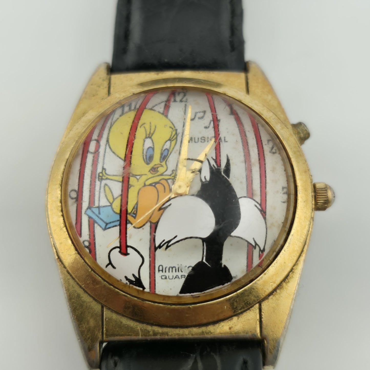TWEETY BIRD SILVESTER Watch MUSICAL MELODIES WARNER BROS ARMITRON VINTAGE 1995