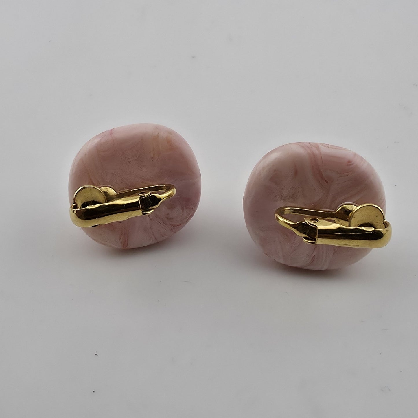 Avon Burst of Spring Pierced Earrings Pink Vintage 1988
