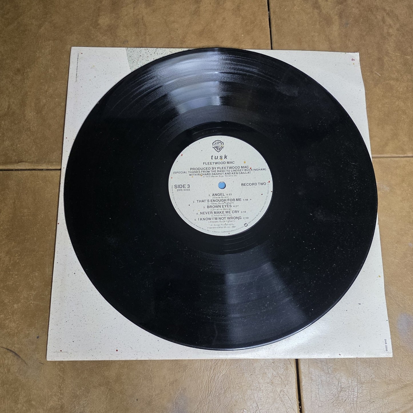 Fleetwood Mac Tusk 1979 Warner Bros Double LP VINYL RECORD Pop RocK Blues