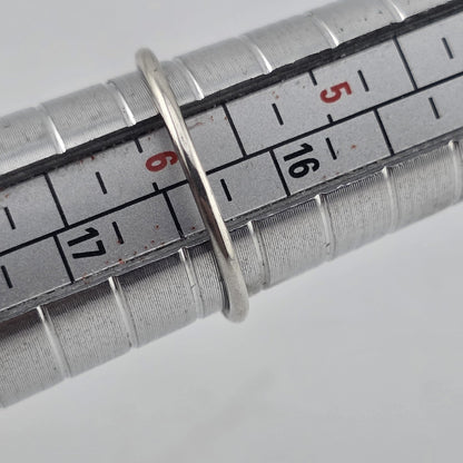 925 Sterling Silver Ring Tiny Feather Dainty Boho Minimalist Jewelry Size 5.75