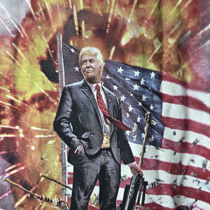 Donald trump The Mountain Shirt Mens XL Black Big Print 2016 USA 47 president