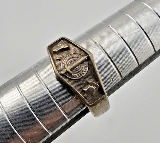 925 Sterling Silver Inspirations for Life Ring Symbolic Design Size 6.25