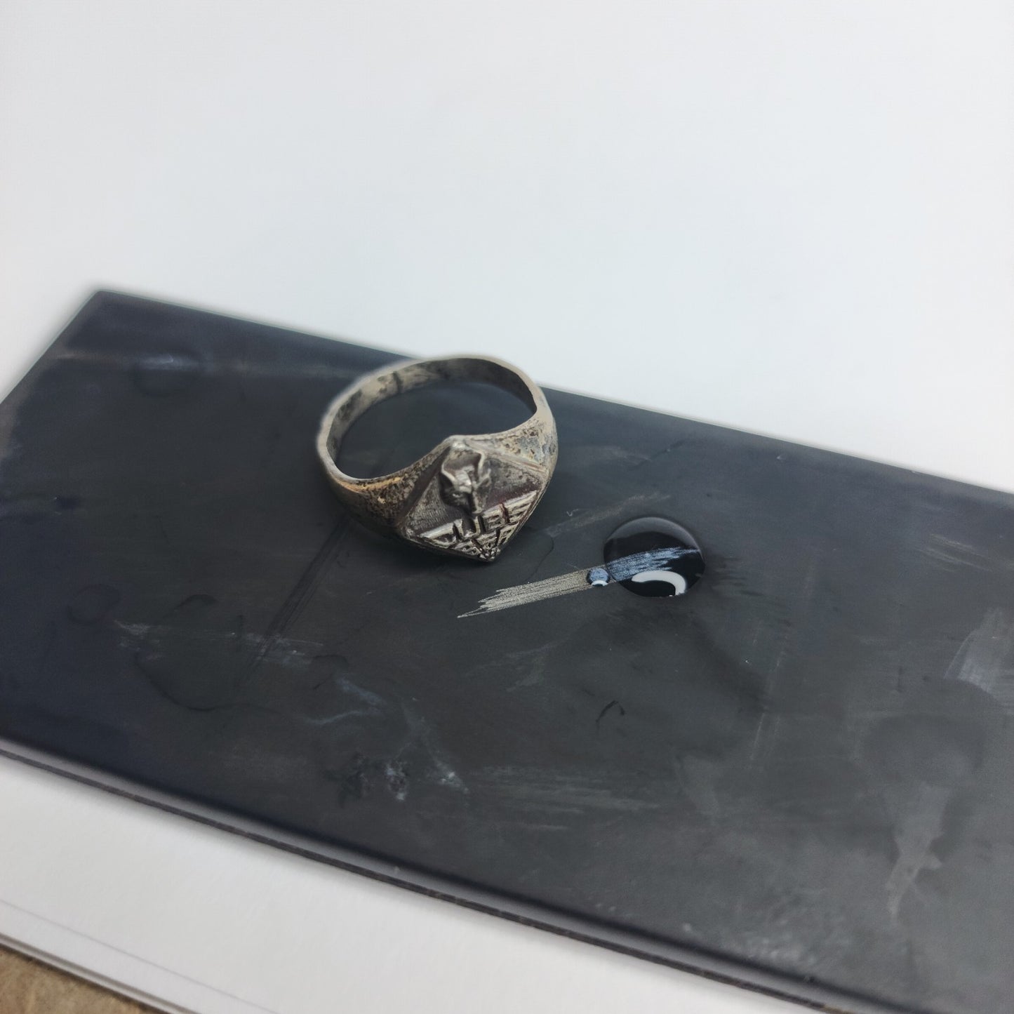 BOY SCOUTS OF AMERICA RING 925 STERLING SILVER CUB SCOUT SZ 7 VINTAGE USA