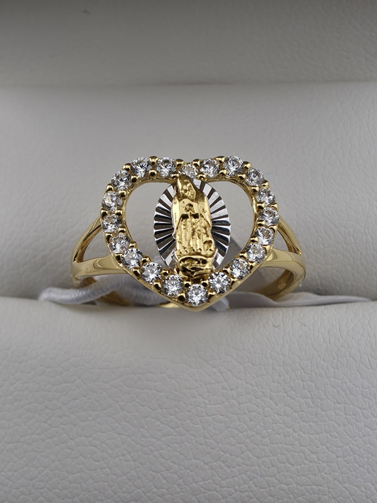 Cynthia Rowley Sterling Silver 925 Madonna Ring 6 Catholic Christian Jewelry New