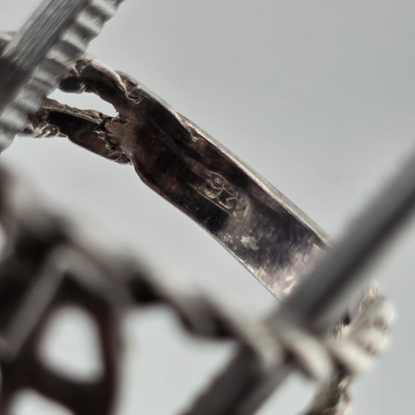 Narcotics Anonymous Sterling Silver Rope Ring  925 NA Size 6.25 Tapered Sober