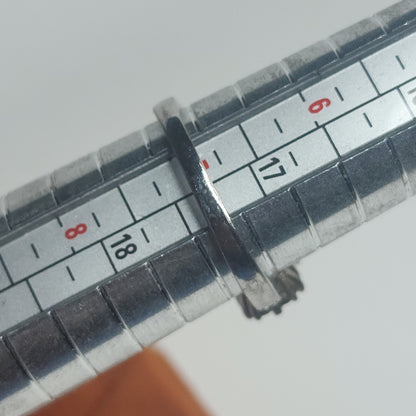 925 Sterling Silver Round Center Statement Cocktail Ring Size 7 Elegant Jewelry