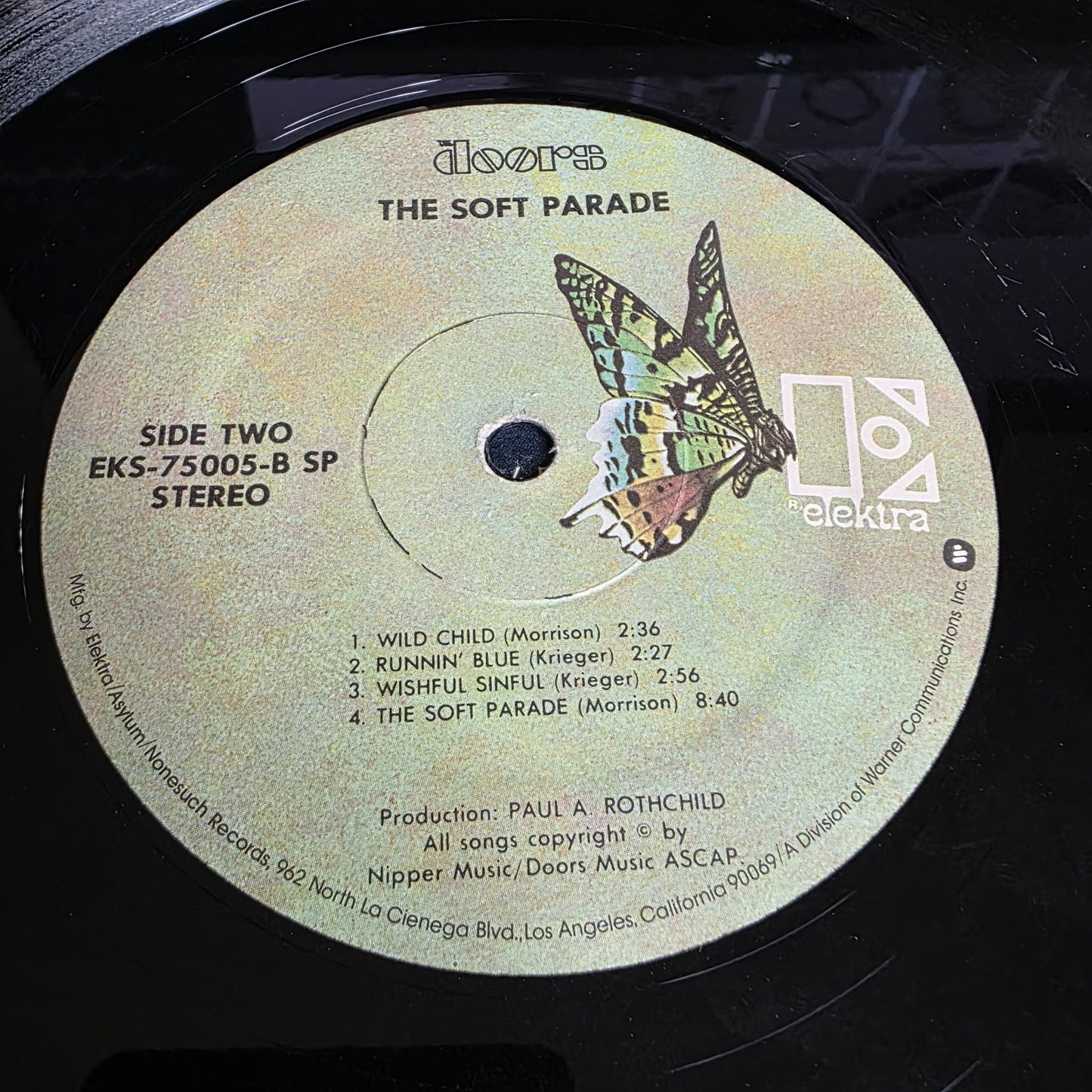 The Doors The Soft Parade Elektra Vinyl Album LP Original Allentown Press Sleeve