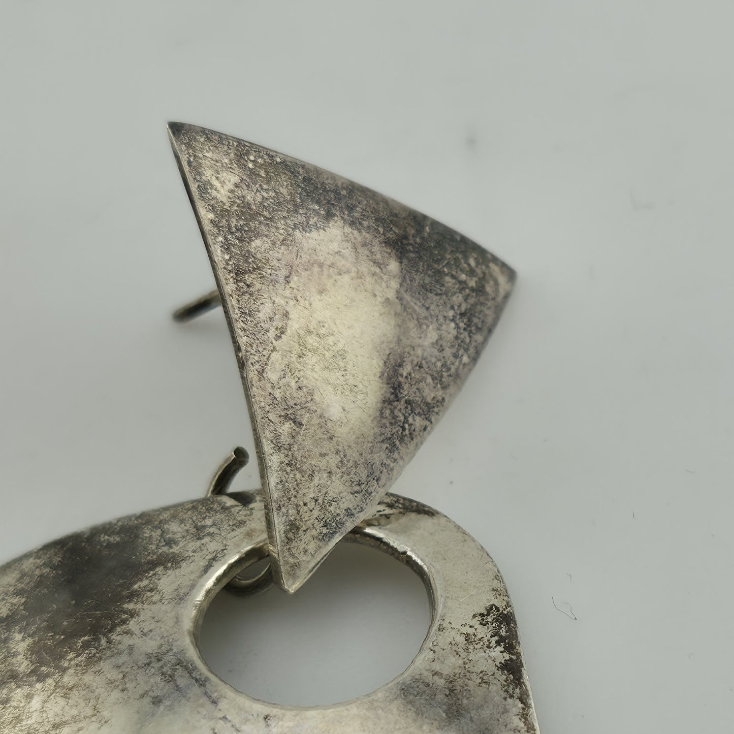 Vintage Mexico 925 Sterling Silver Earrings — Marked 952 Tg 259 Mexico