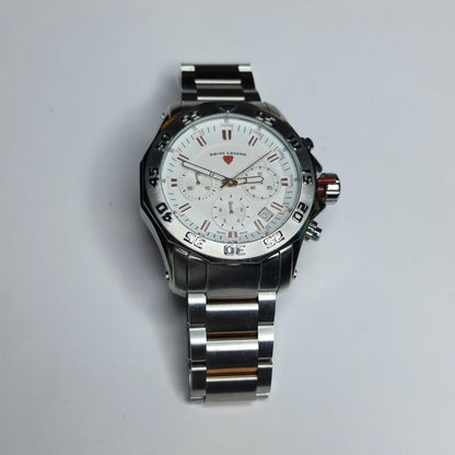 Swiss Legend Watch Islander Chronograph Men's 16199SM-SR-22S Stainless Steel 45m