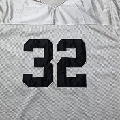 Mitchell & Ness Throwbacks Sewn Stitched Franco Harris #32 White Jersey size 58