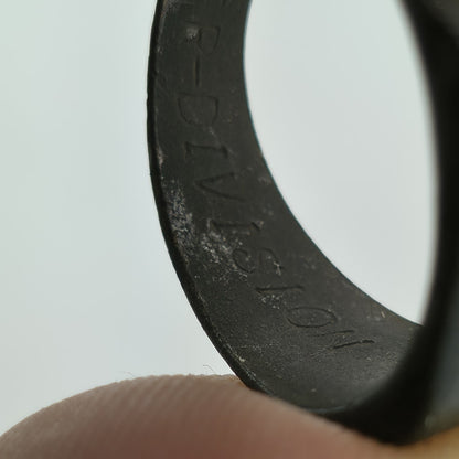 WWII German 27th Panzer Division Brass Ring Size 7.25 Battle Worn Eastern Front
