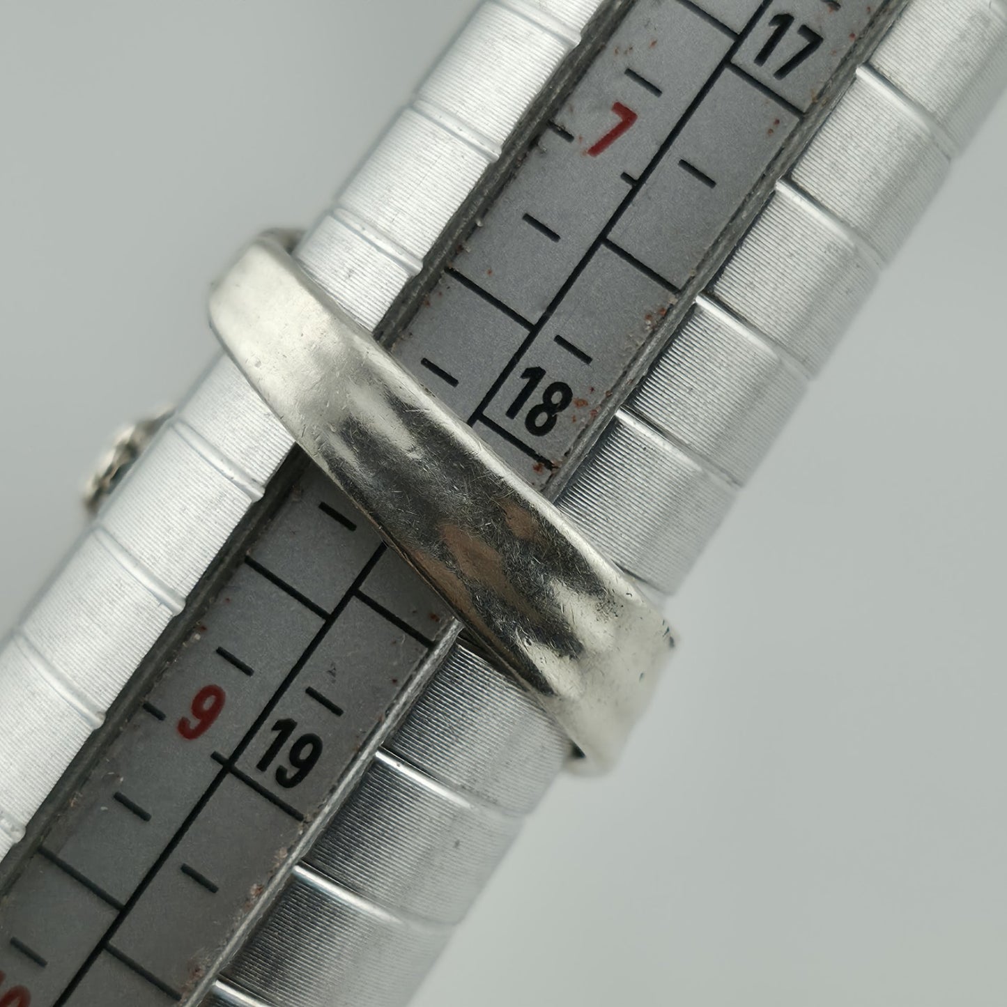 Vintage Cellini 925 Sterling Silver Spoon Scroll Wrap Ring Adjustable Adjustable