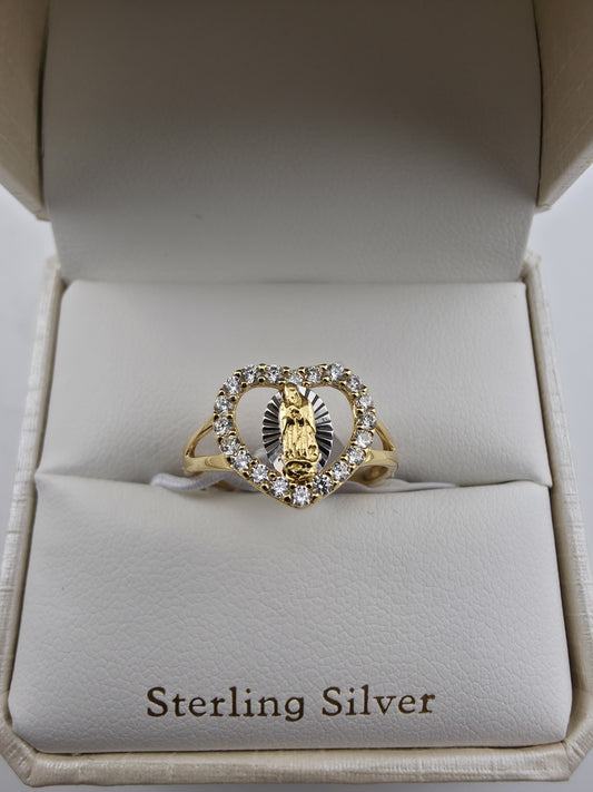 Cynthia Rowley Sterling Silver 925 Madonna Ring 6 Catholic Christian Jewelry New