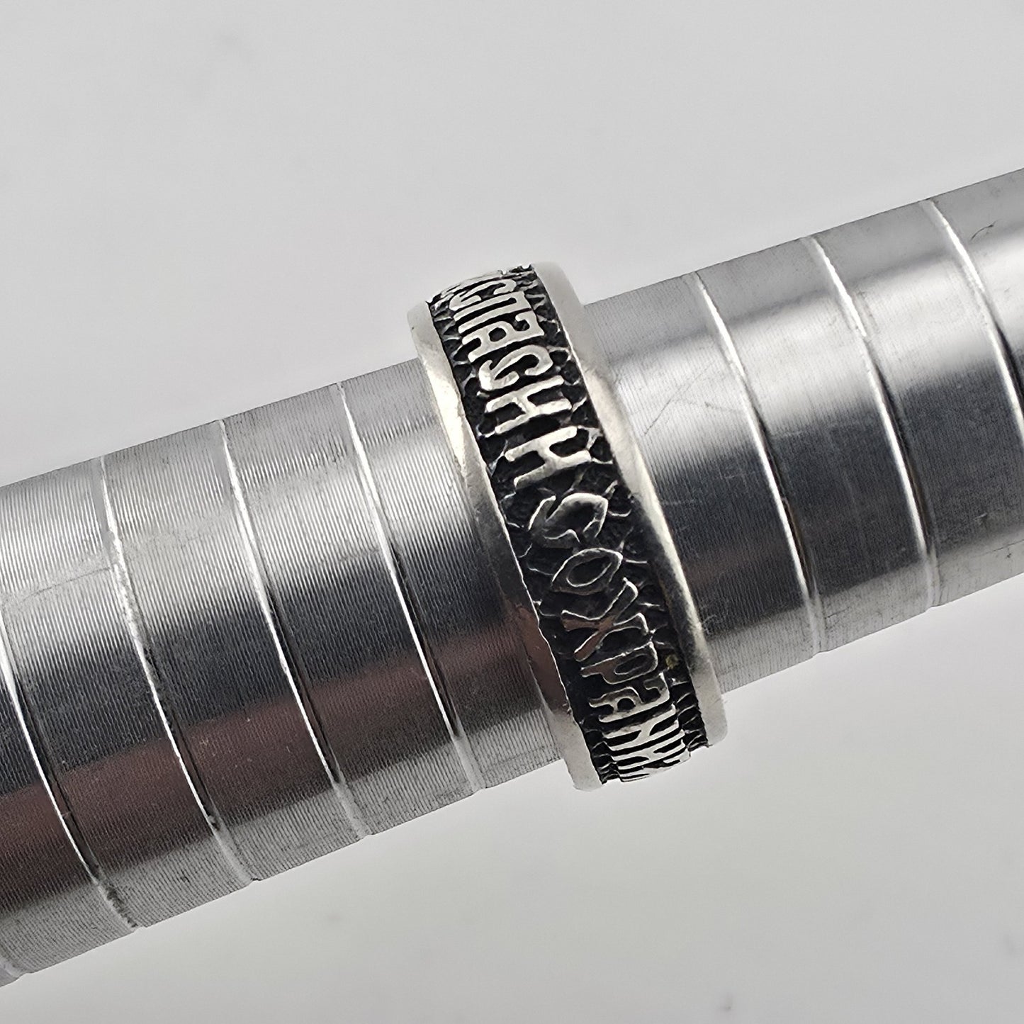 Russian Orthodox Ring Sterling Silver 925 Christian  Lords Prayer Size 8